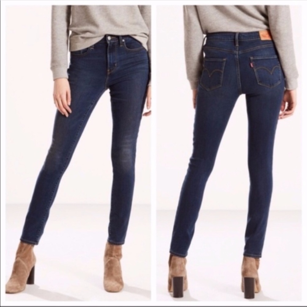 Levi’s 721 High Rise Skinny Dark Wash Sz 26